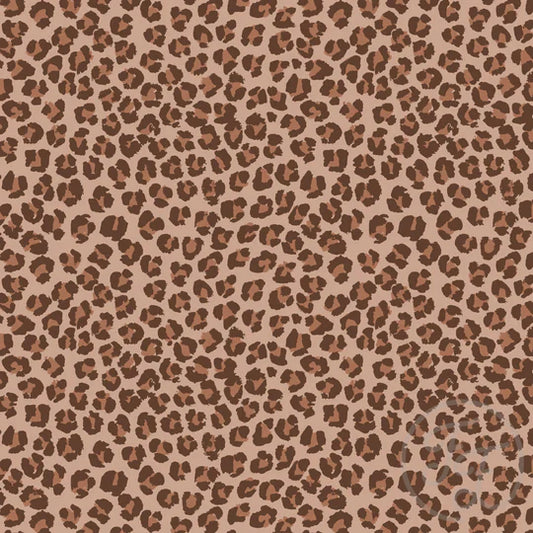Family Fabrics | Leopard Spots Brown Small | 100-1884 (by the full yard)