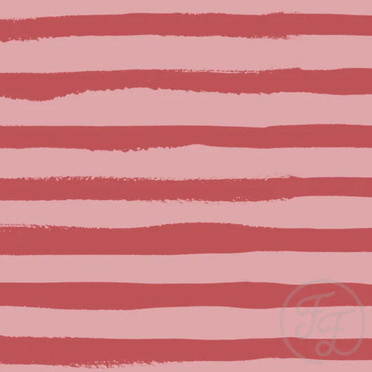 Family Fabrics | Painted Stripe Big Indian Red 100-1585 (by the full yard)