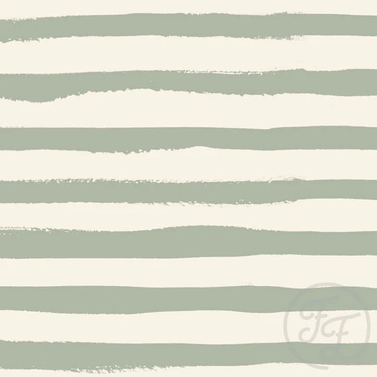 Family Fabrics | Painted Stripe Big Green 100-1582 (by the full yard)