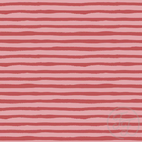 Family Fabrics | Painted Stripe Medium Indian Red 100-1590 (by the full yard)