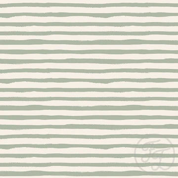 (IN STOCK) Family Fabrics | Stripe Medium Green 100-1587 | Eco Poly Boardshort 125gsm BY THE HALF YARD