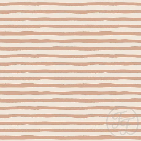 Family Fabrics | Painted Stripe Medium Hazelnut 100-1589 (by the full yard)
