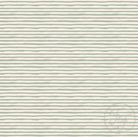 Family Fabrics | Painted Stripe Small Green 100-1592 (by the full yard)