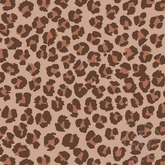 Family Fabrics | Leopard Spots Brown Medium | 100-1885 (by the full yard)